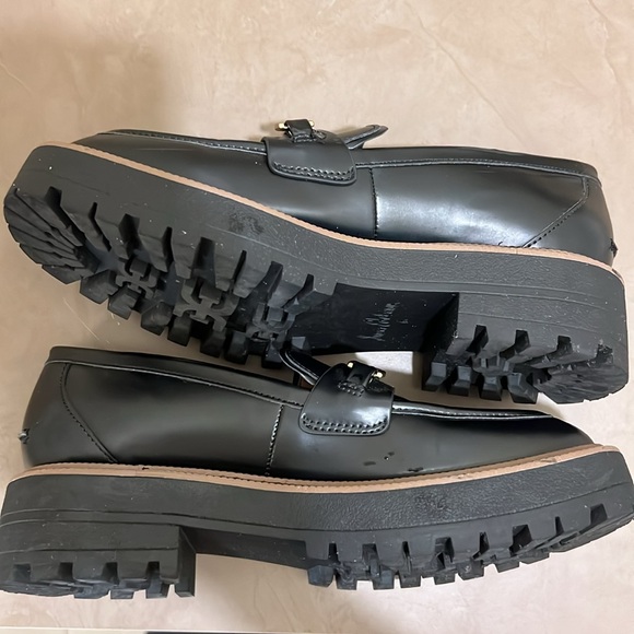 SAM EDELMAN LAURS BLACK LOAFERS - Picture 7 of 11